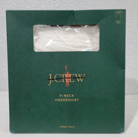 New J Crew V-neck undershirts three-pack BY548 - Picture 2 of 12